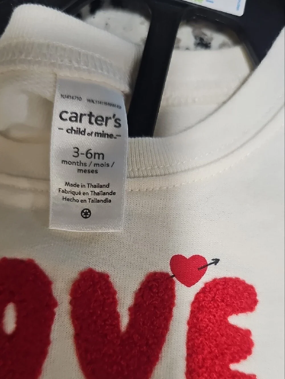 Carter's Cream and Red 